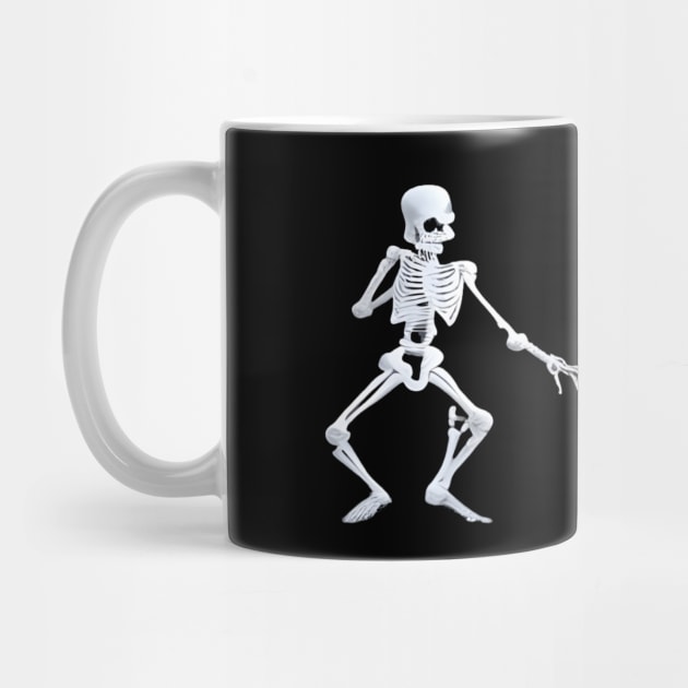 Dancing Skeleton by mdr design